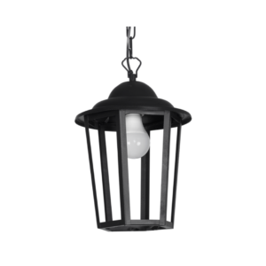 Farol de hierro hexagonal c/cadena