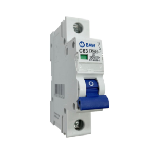 Llave termomagnética 1×63 Amp – 4,5Ka. Curva C – Baw