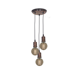 Colgante Vintage de 3 luces