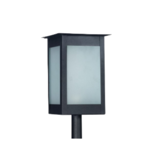 Farol poste de hierro colonial mediano