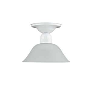 Plafón p/ventilador c/tulipa parliment