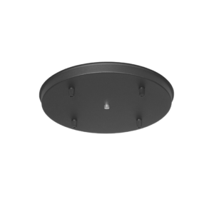 Tapa redonda de 4 luces s/cable