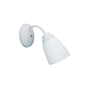 Aplique Valen de 1 luz con tulipa de PVC