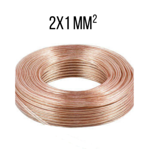 Cable Paralelo Cristal 2x1 mm² Normalizado-Trefilcon