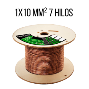 Cable Cobre Desnudo 1x10 mm² 7 hilos Normalizado-Trefilcon