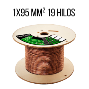 Cable Cobre Desnudo 1x95 mm² 19 hilos Normalizado-Trefilcon