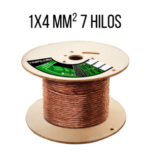 Cable Cobre Desnudo 1x4 mm² 7 hilos Normalizado-Trefilcon