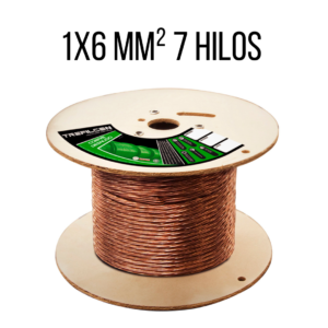Cable Cobre Desnudo 1x6 mm² 7 hilos Normalizado-Trefilcon